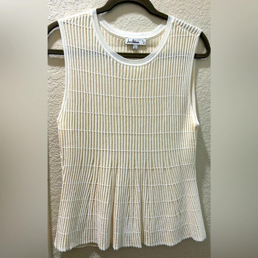 Sam Edelman Briet peplum top, sz L, worn once
